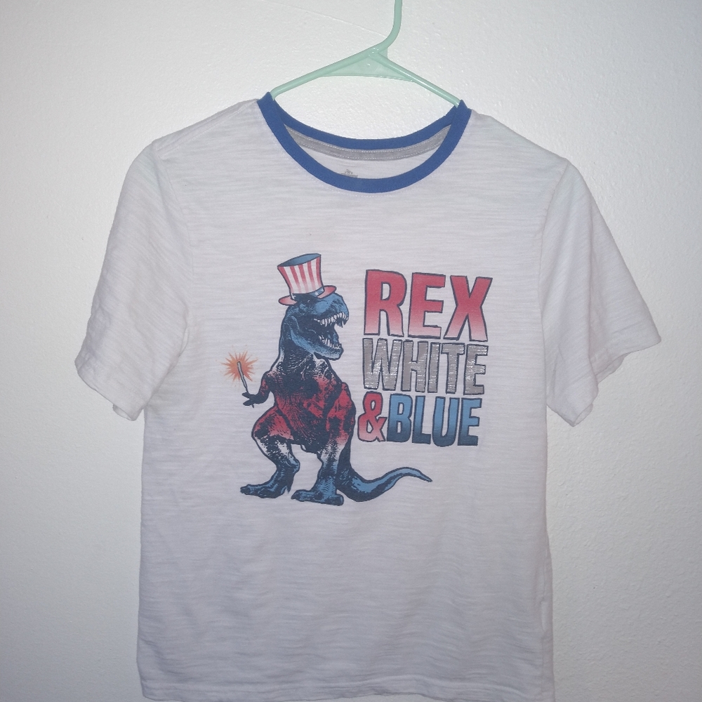 White 4th of july shirt